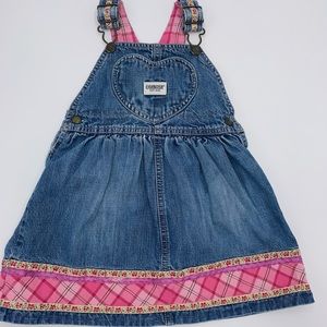 Oshkosh denim jumper 2T